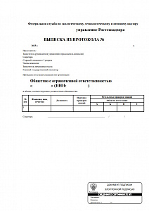 Протокол РОСТЕХНАДЗОРА